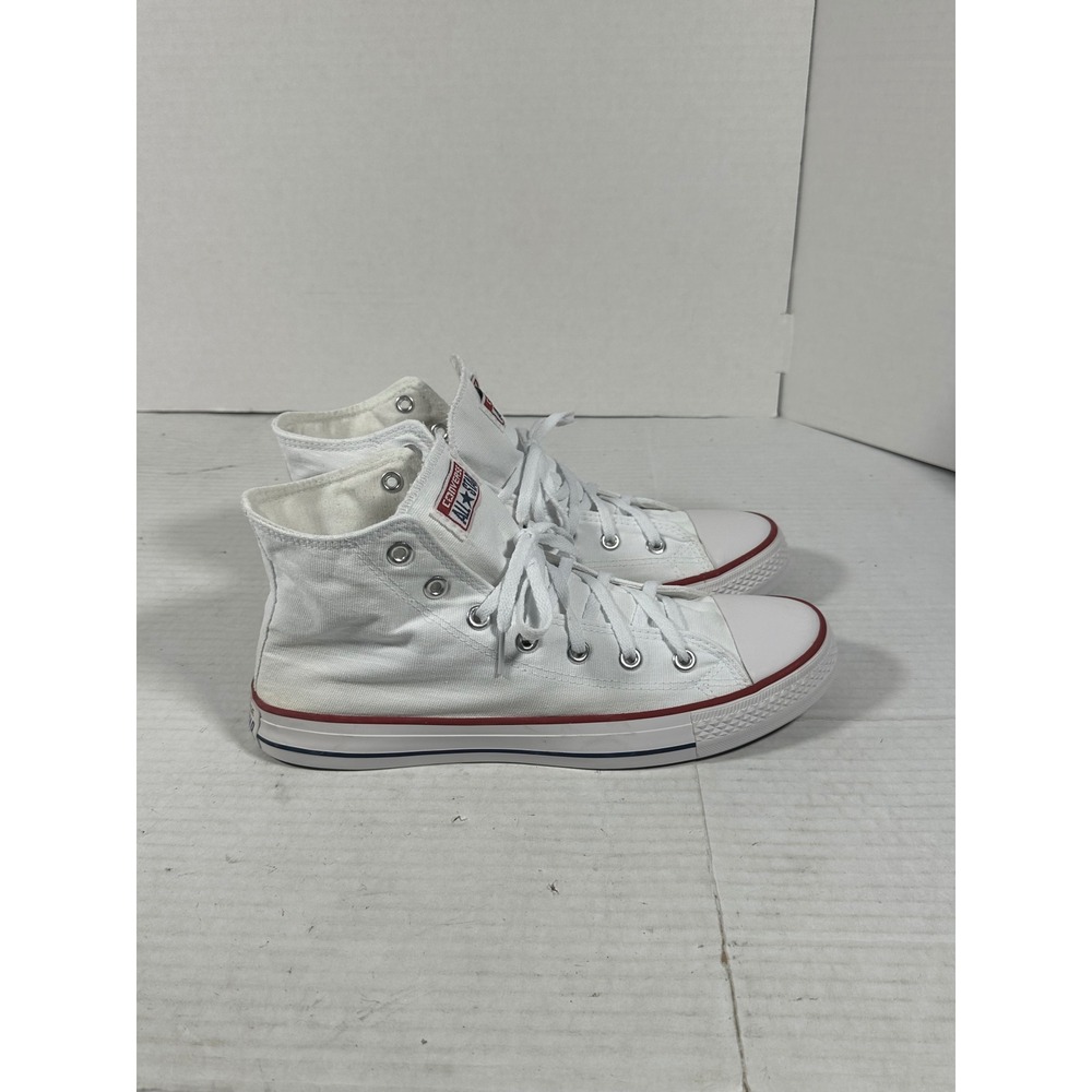 Converse Chuck Taylor All Star High Top White Canvas Mens 10 Womens 11.5 101010 - Picture 4 of 9